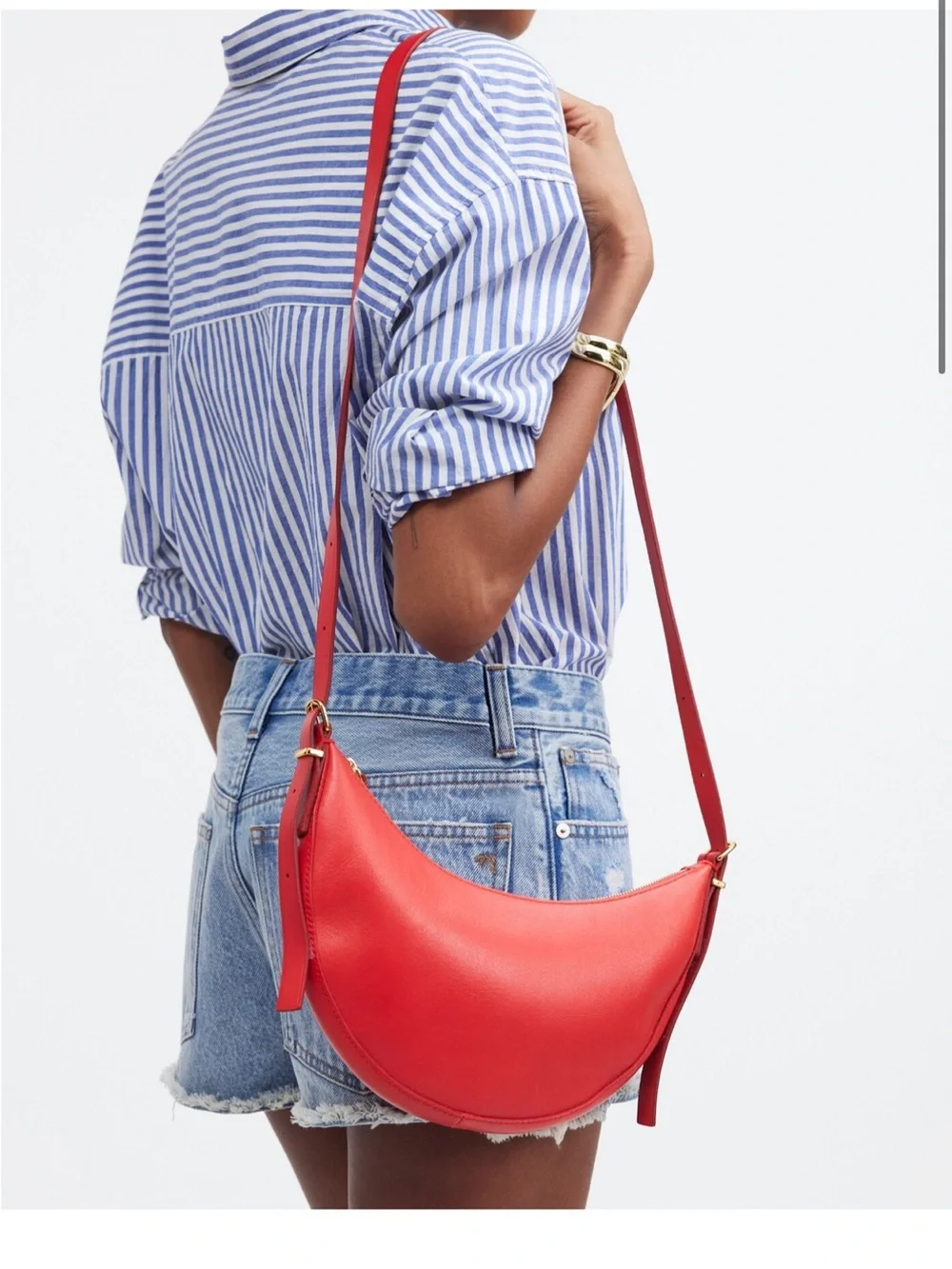 Madewell Essential Convertible Top Handle Crossbody Mini Himalayan Orange NWOT